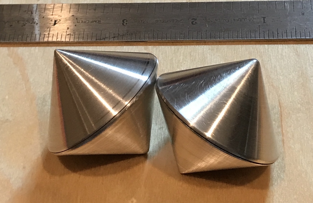 Completed double cones